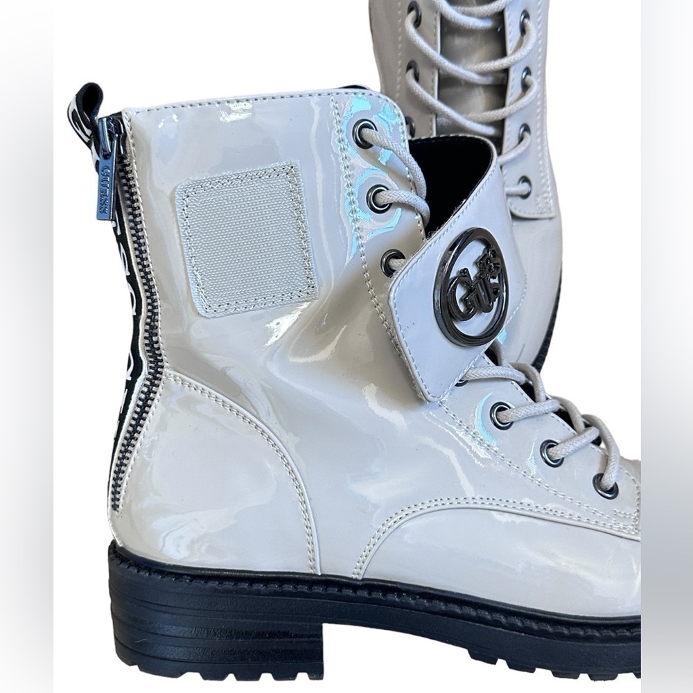 Guess Gabie Boots in Cream - Picture 4 of 11